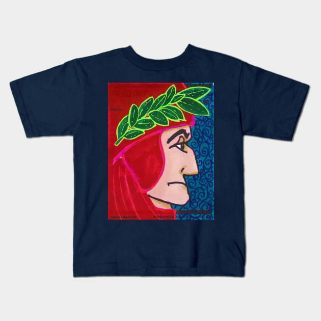 Dante Alighieri slap Kids T-Shirt by Phosfate